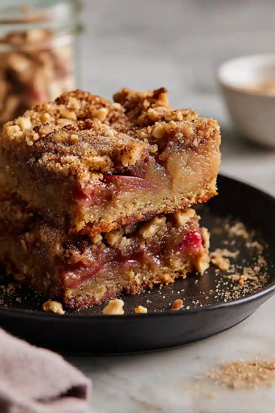 rhubarb lunar cake