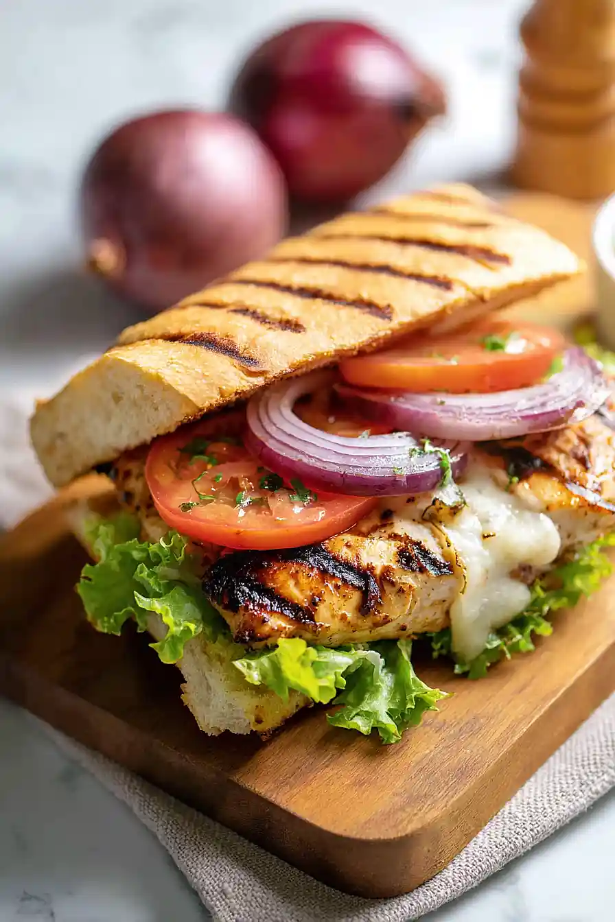 blackened chicken sandwich
