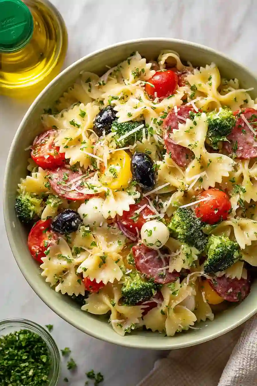 bowtie pasta salad with italian dressing