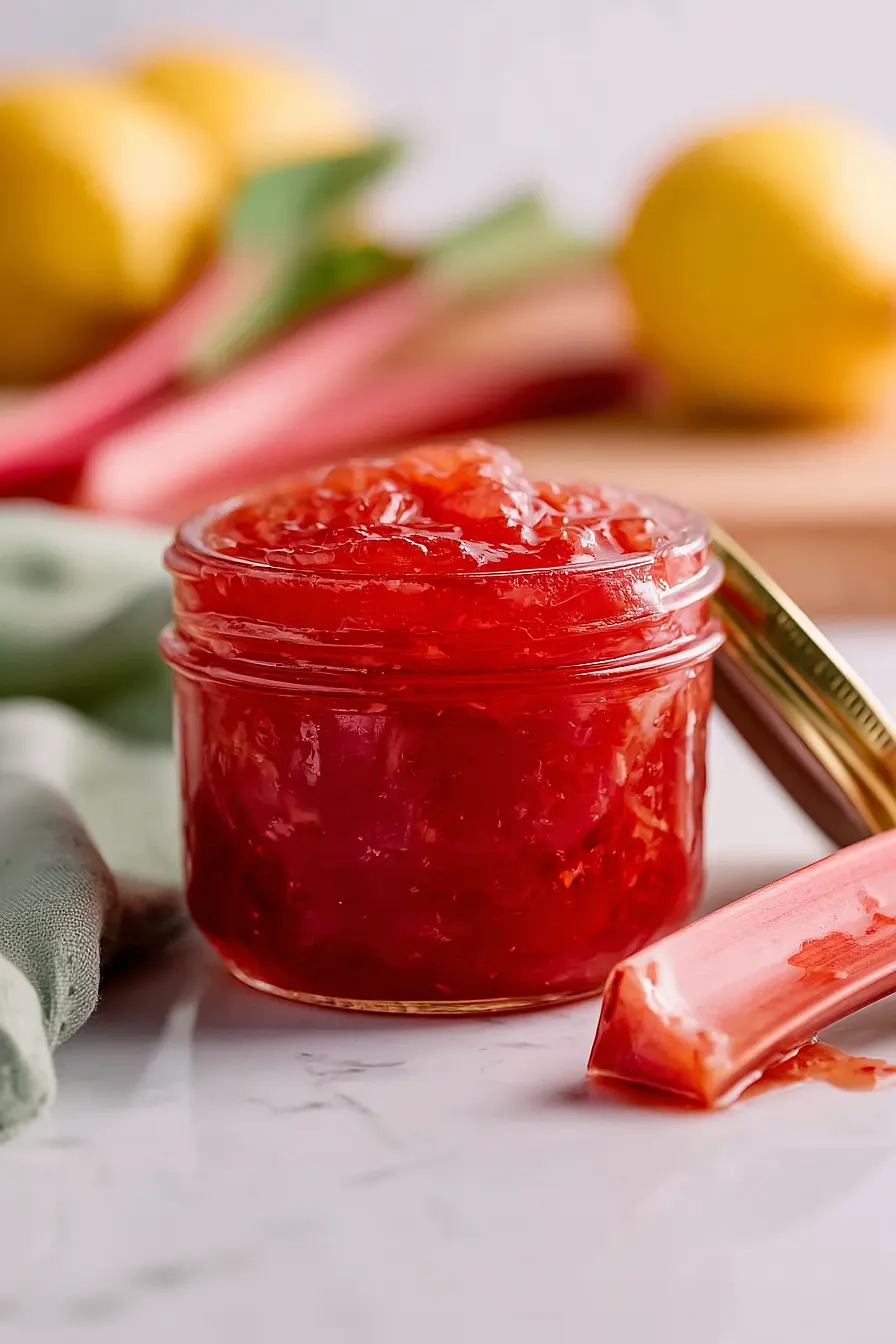 sugar free rhubarb jam