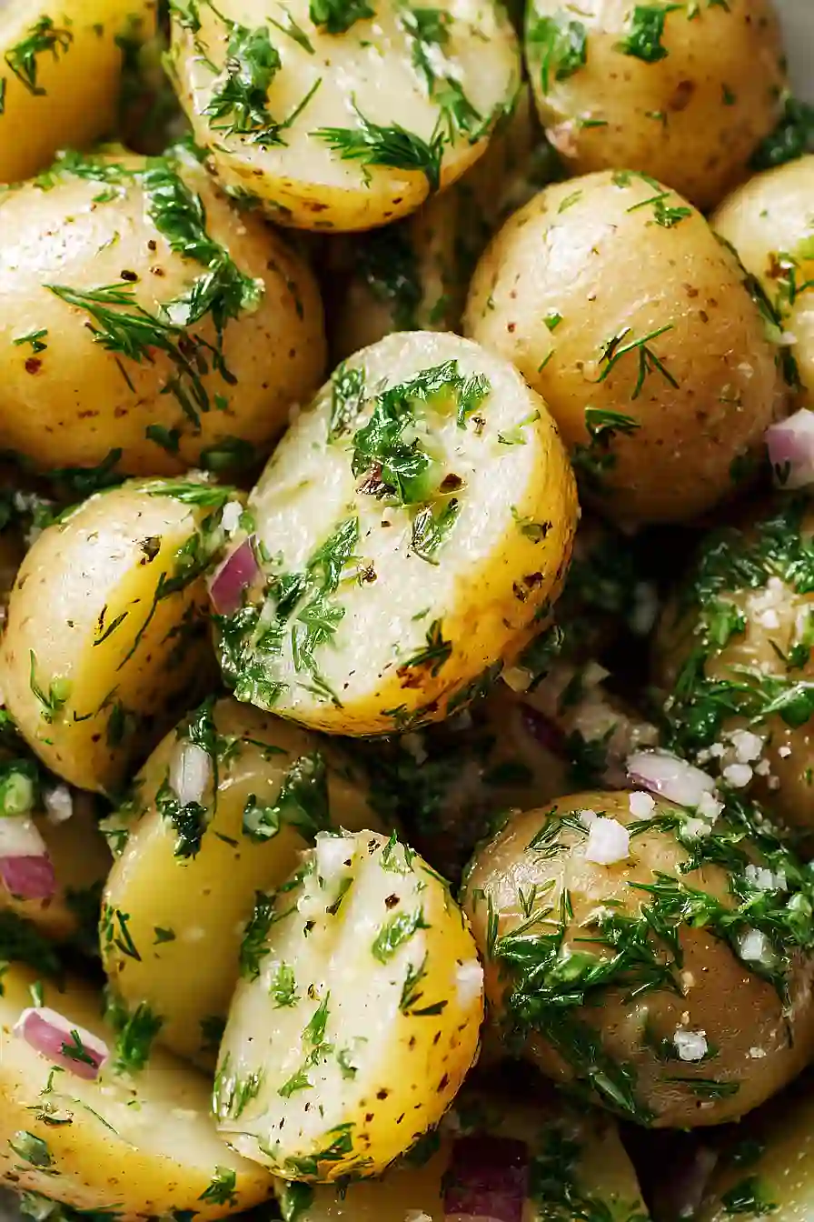 dill potato salad (no mayo)