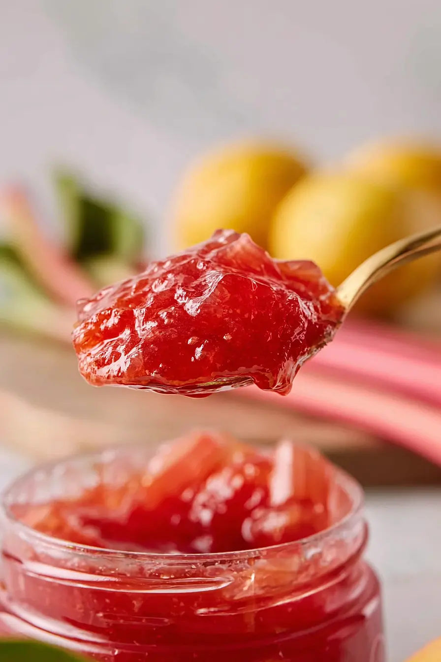 sugar free rhubarb jam