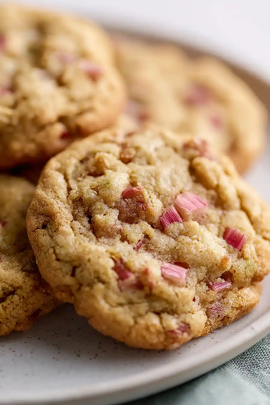 rhubarb cookies