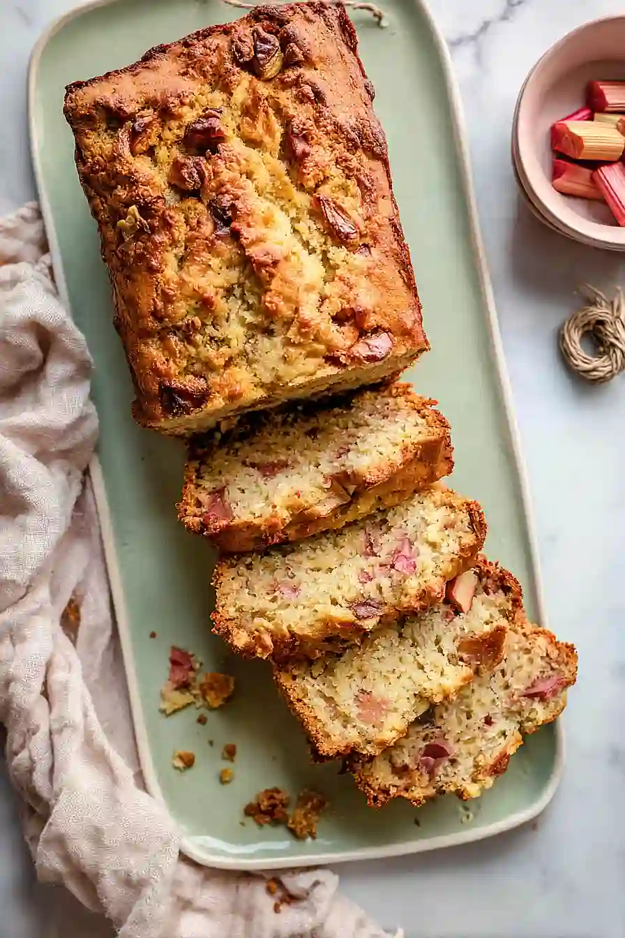 rhubarb loaf cake