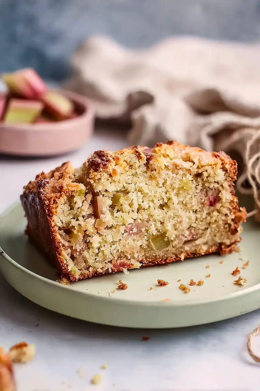 rhubarb loaf cake