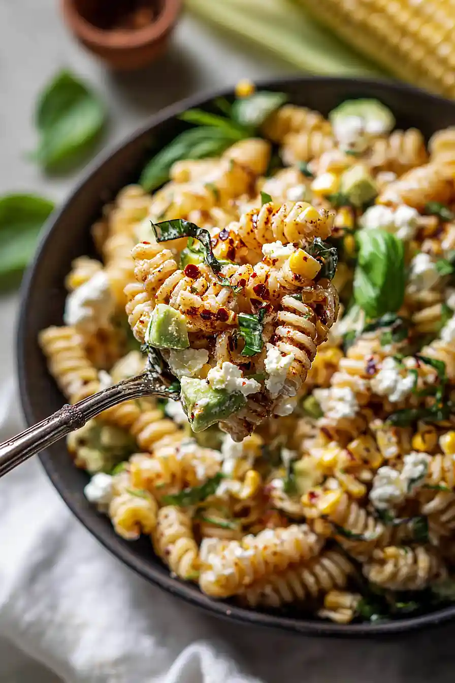 street corn pasta salad