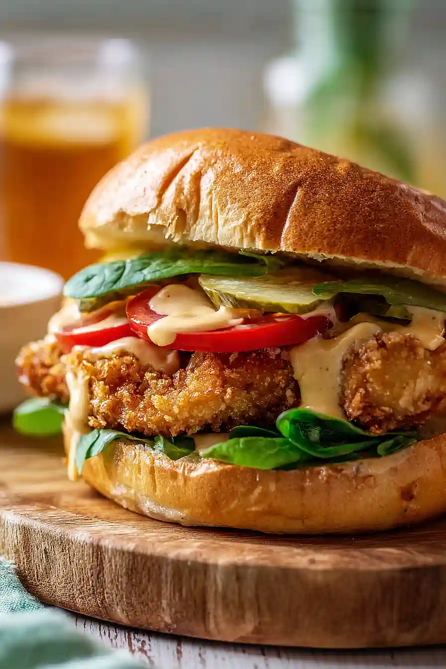 honey mustard chicken burgers