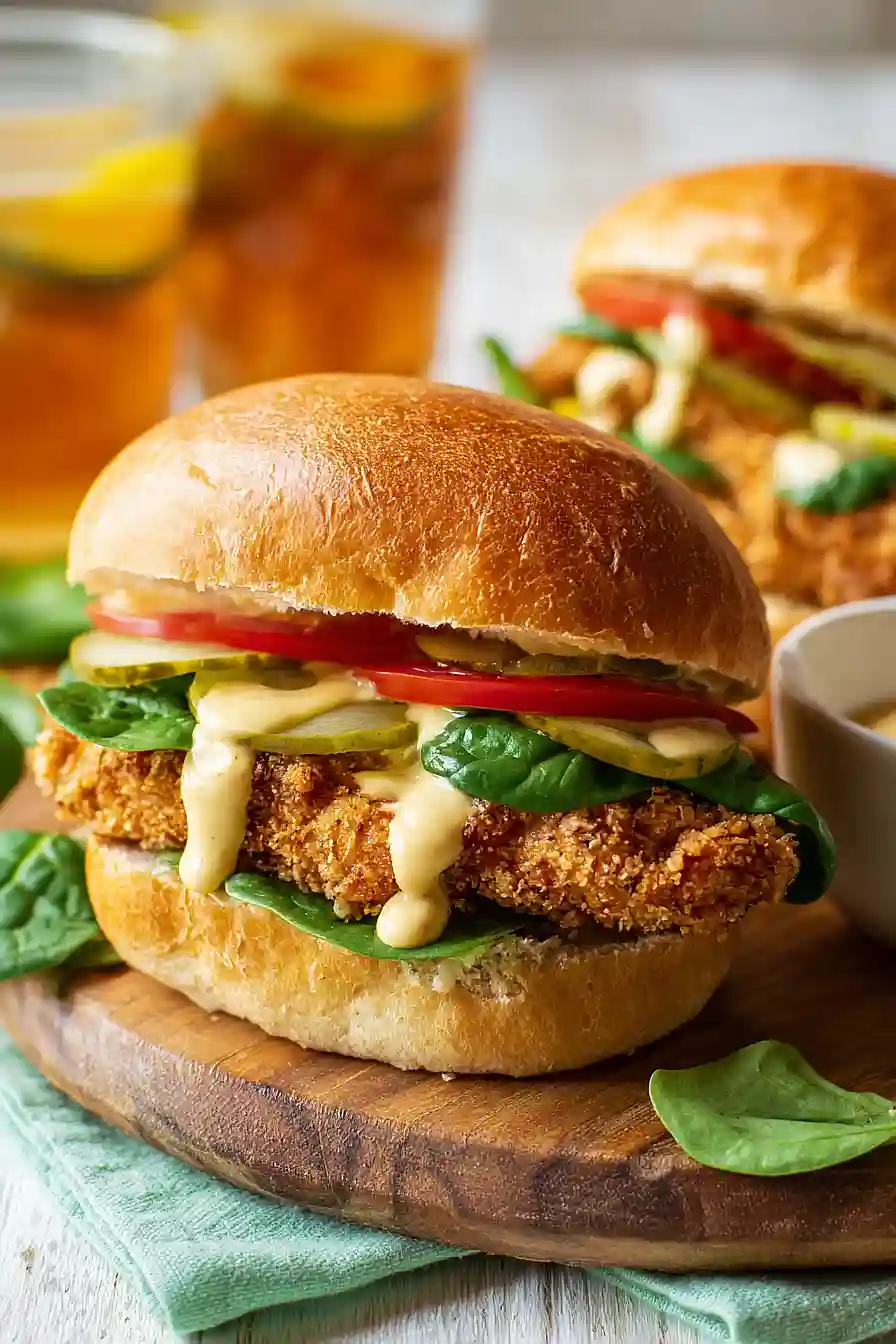 honey mustard chicken burgers