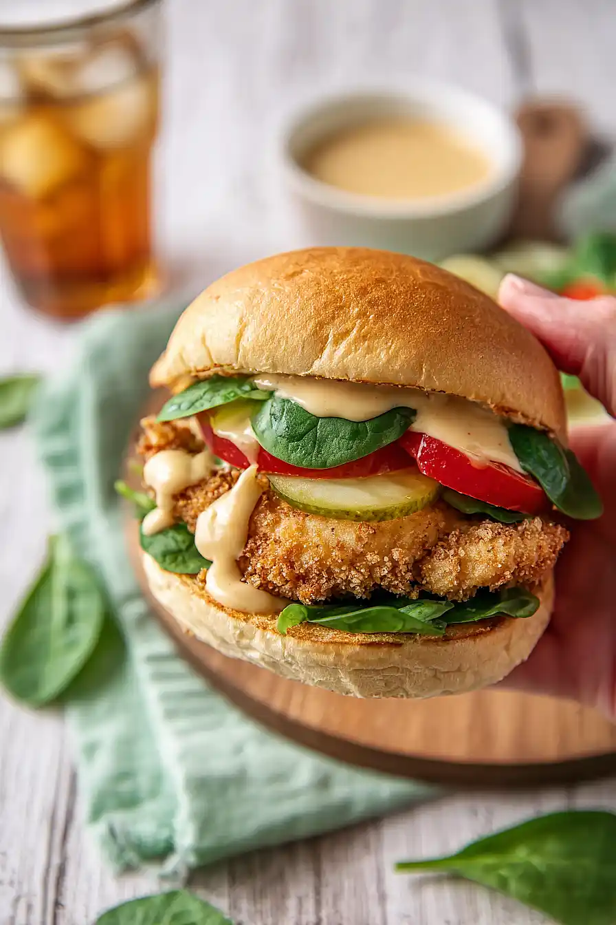 honey mustard chicken burgers