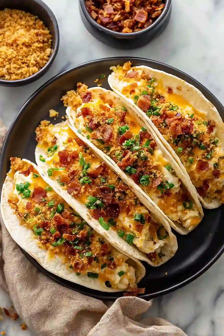 jalapeño popper chicken tacos