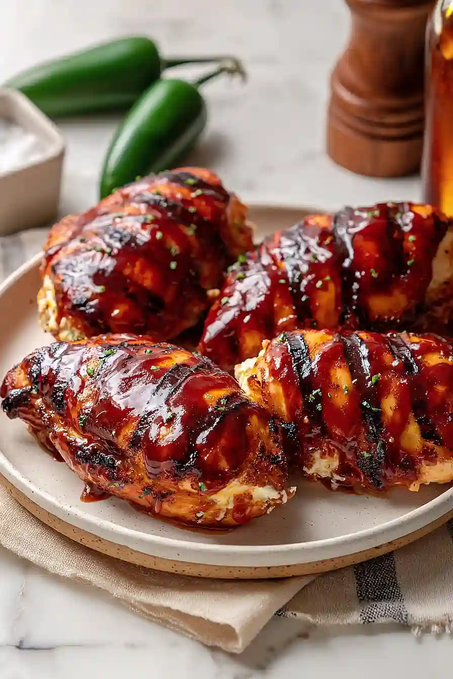 grilled jalapeño popper chicken