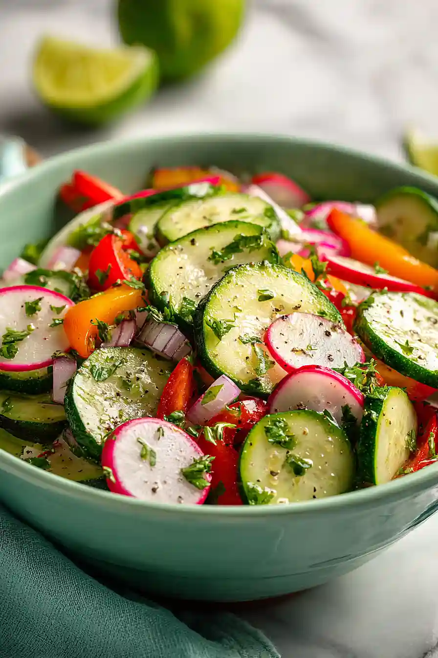 zucchini radish salad