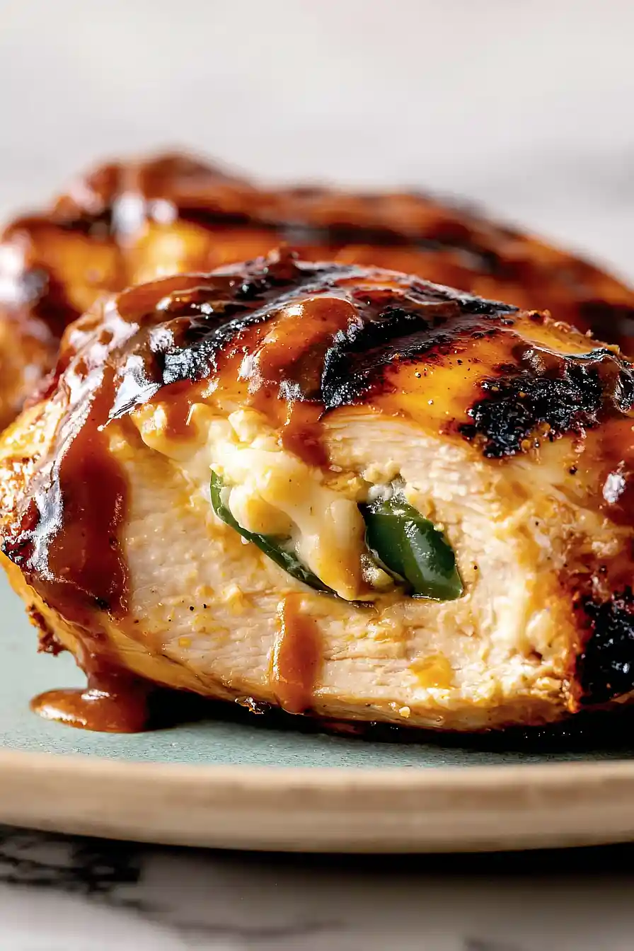 grilled jalapeño popper chicken