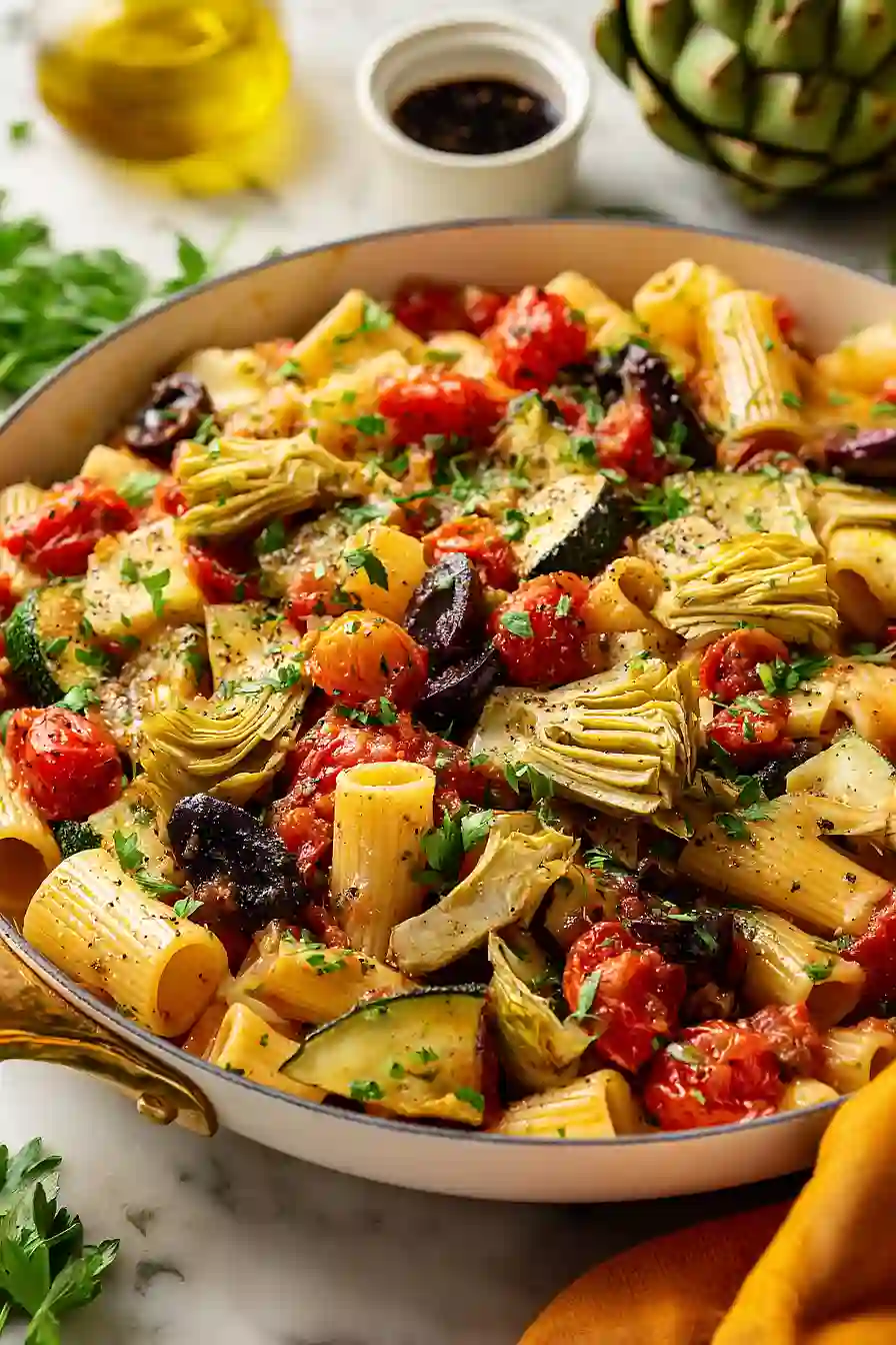vegan summer pasta