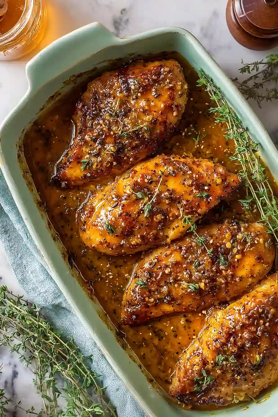 baked honey mustard chicken