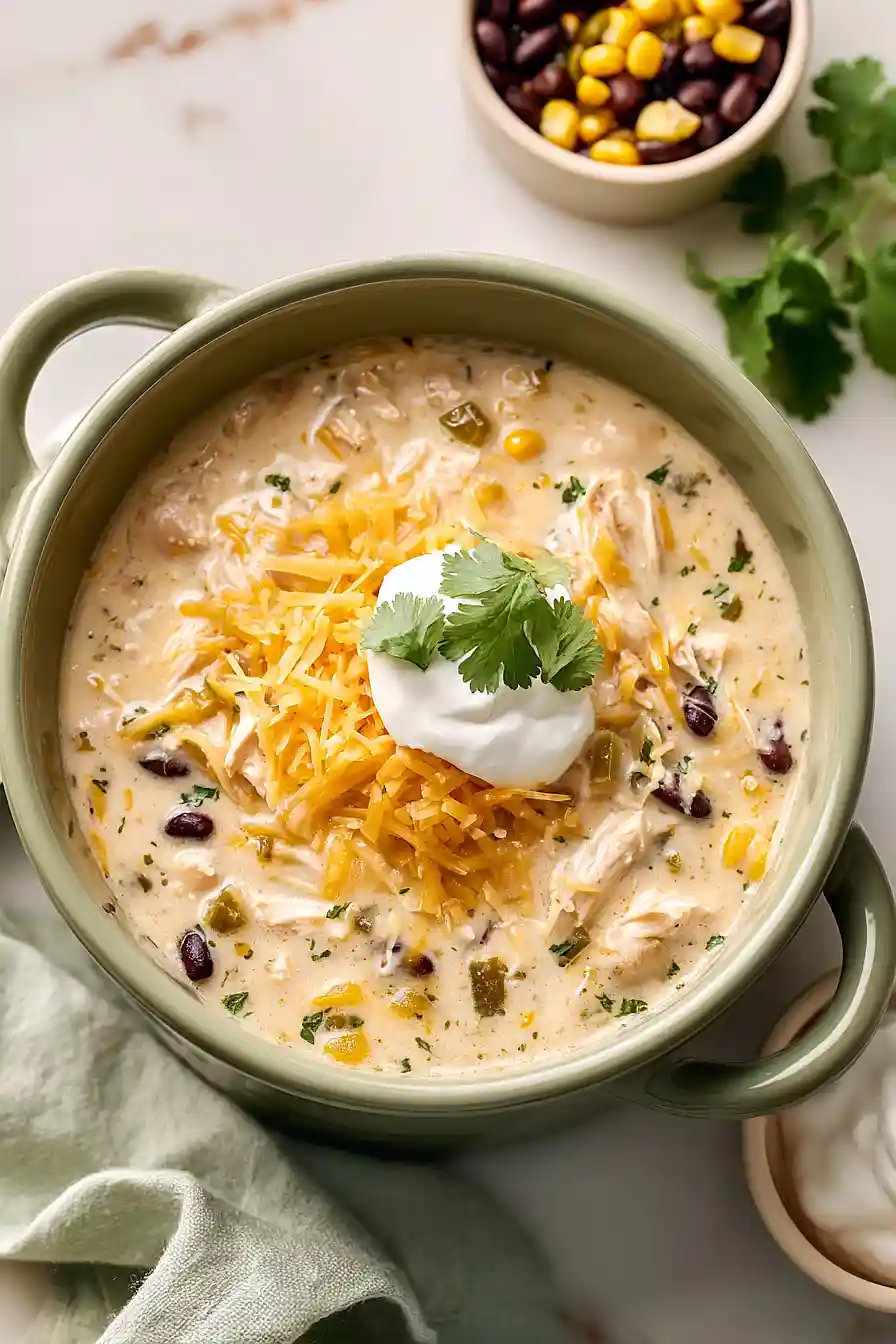 jalapeño popper white chicken chili