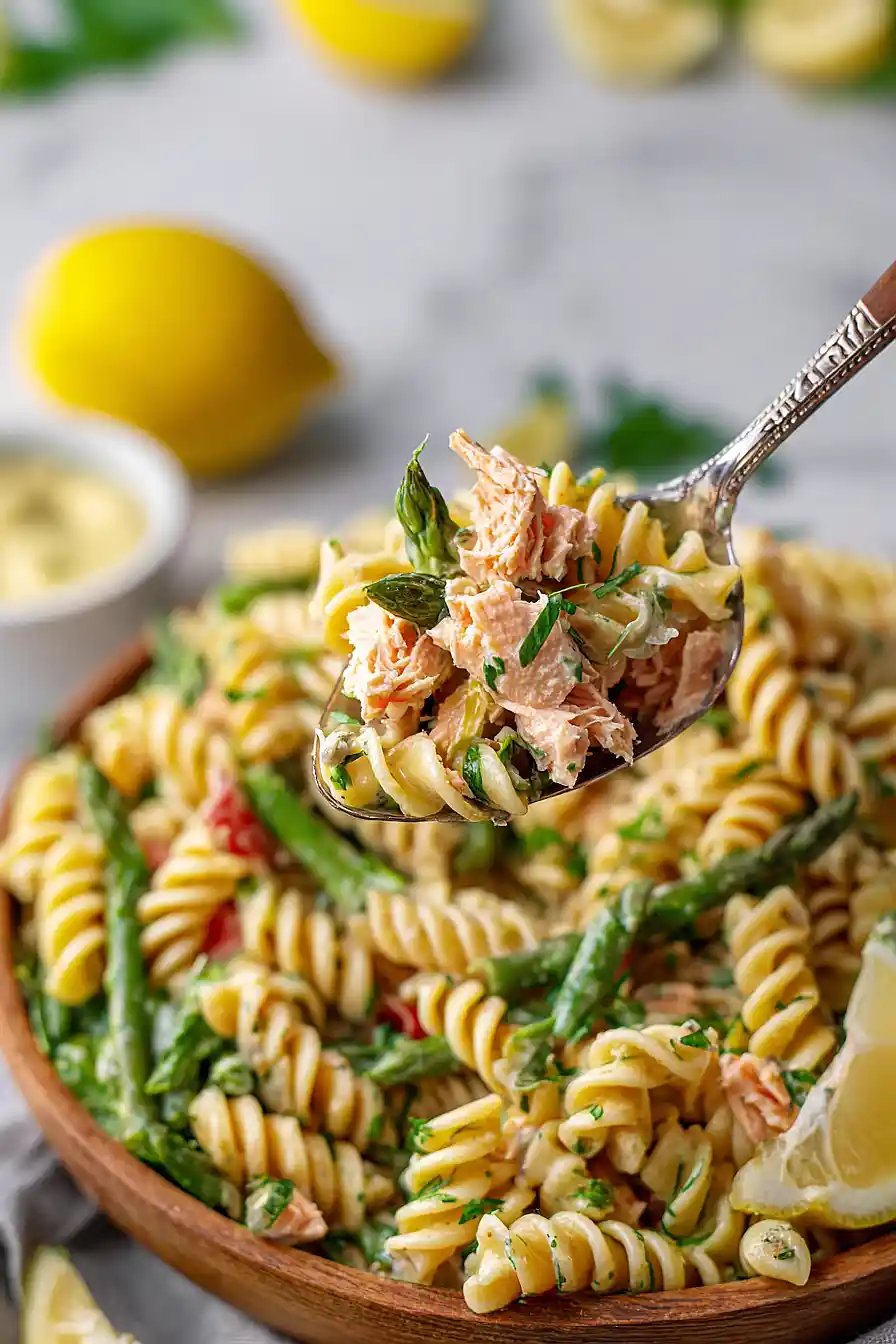 salmon pasta salad