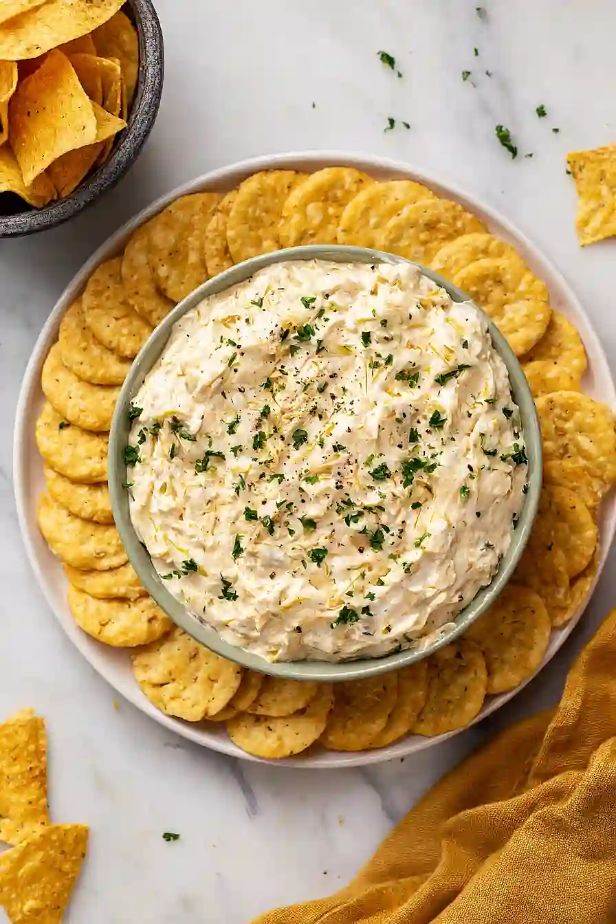 garlic parmesan chicken wing dip