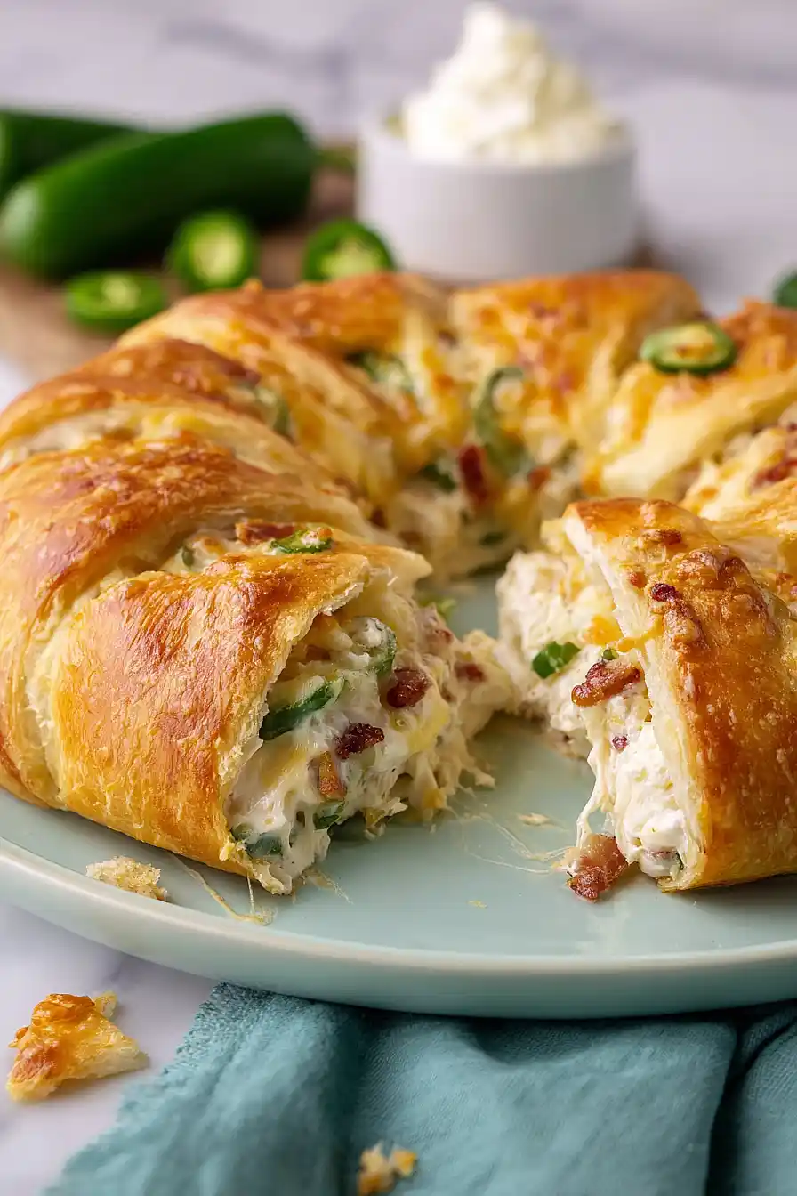 jalapeño popper crescent ring