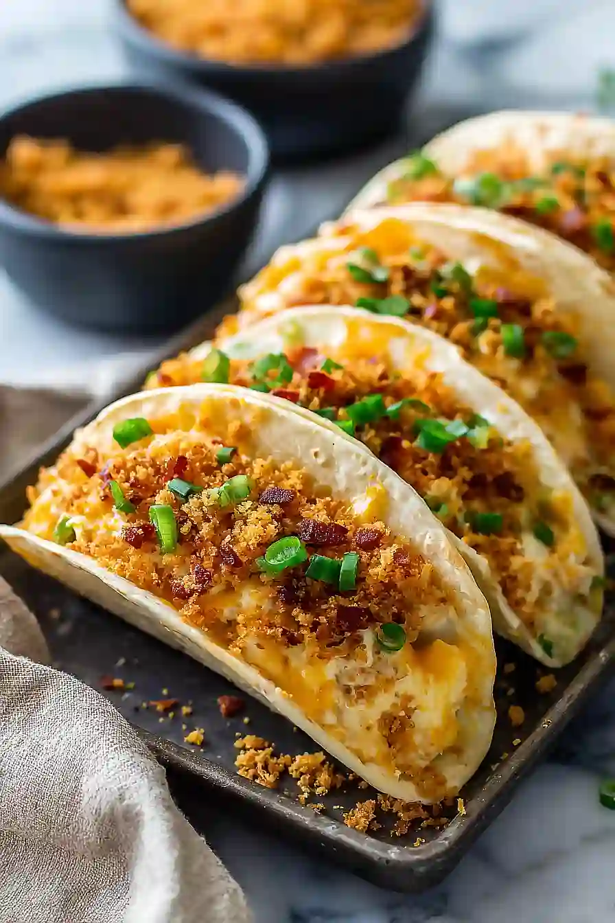 jalapeño popper chicken tacos