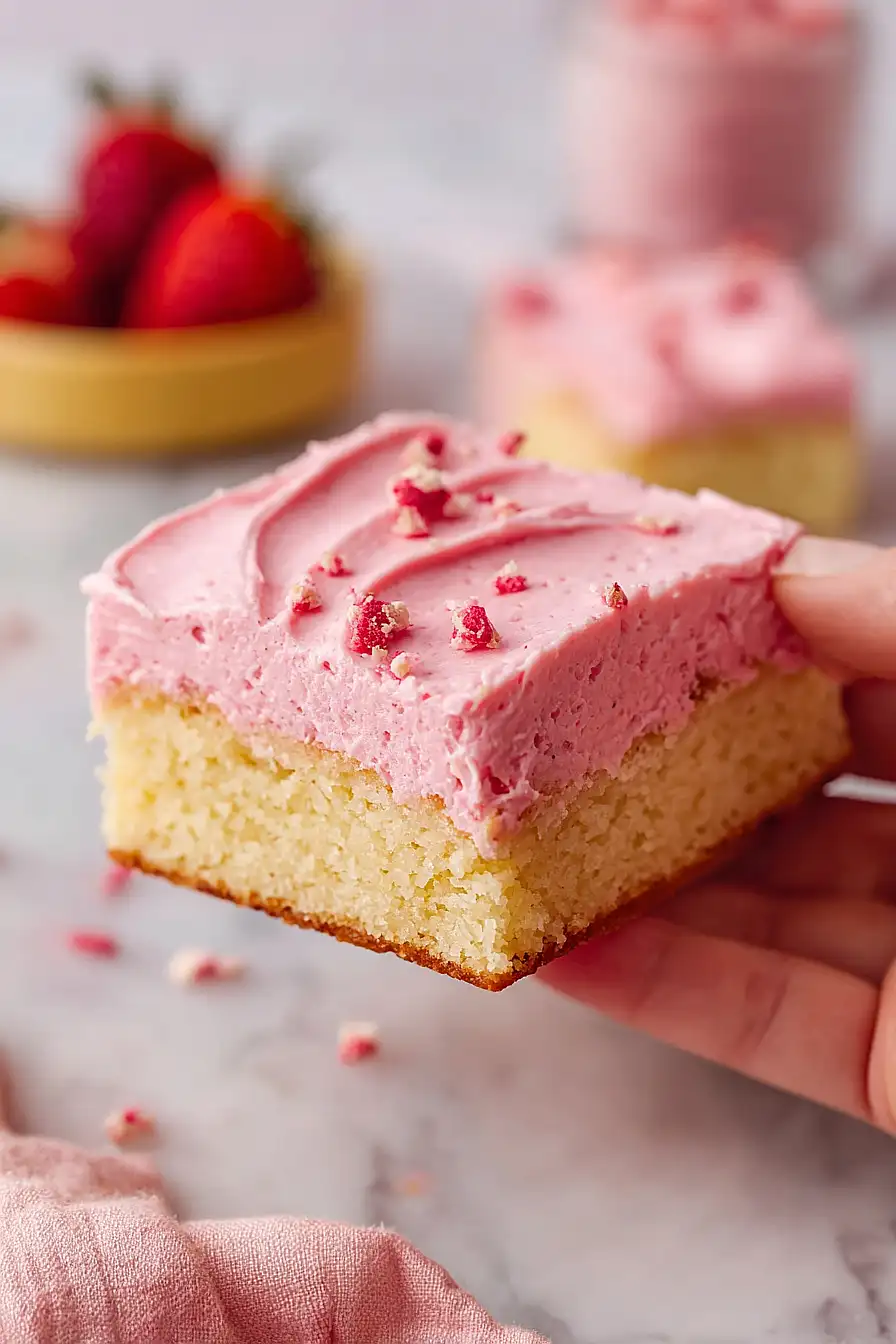 strawberry lemonade bars