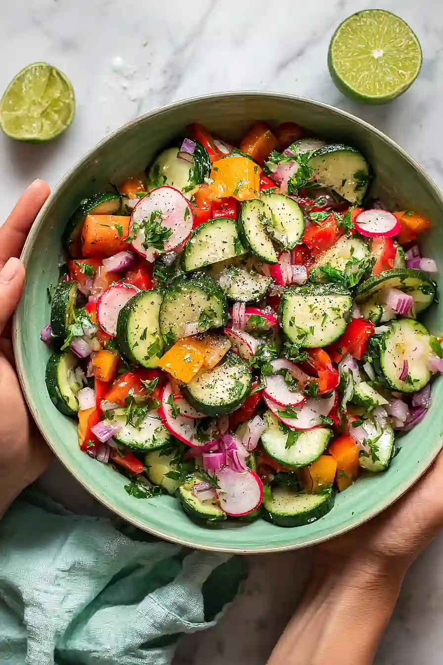 zucchini radish salad