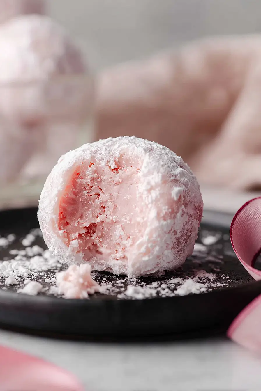 strawberry truffles