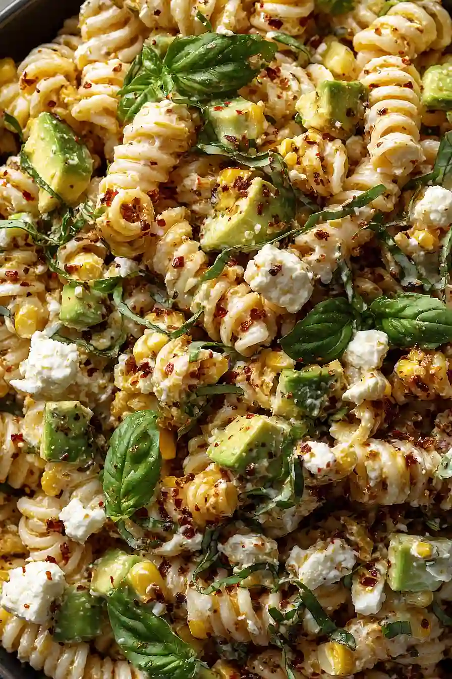 street corn pasta salad